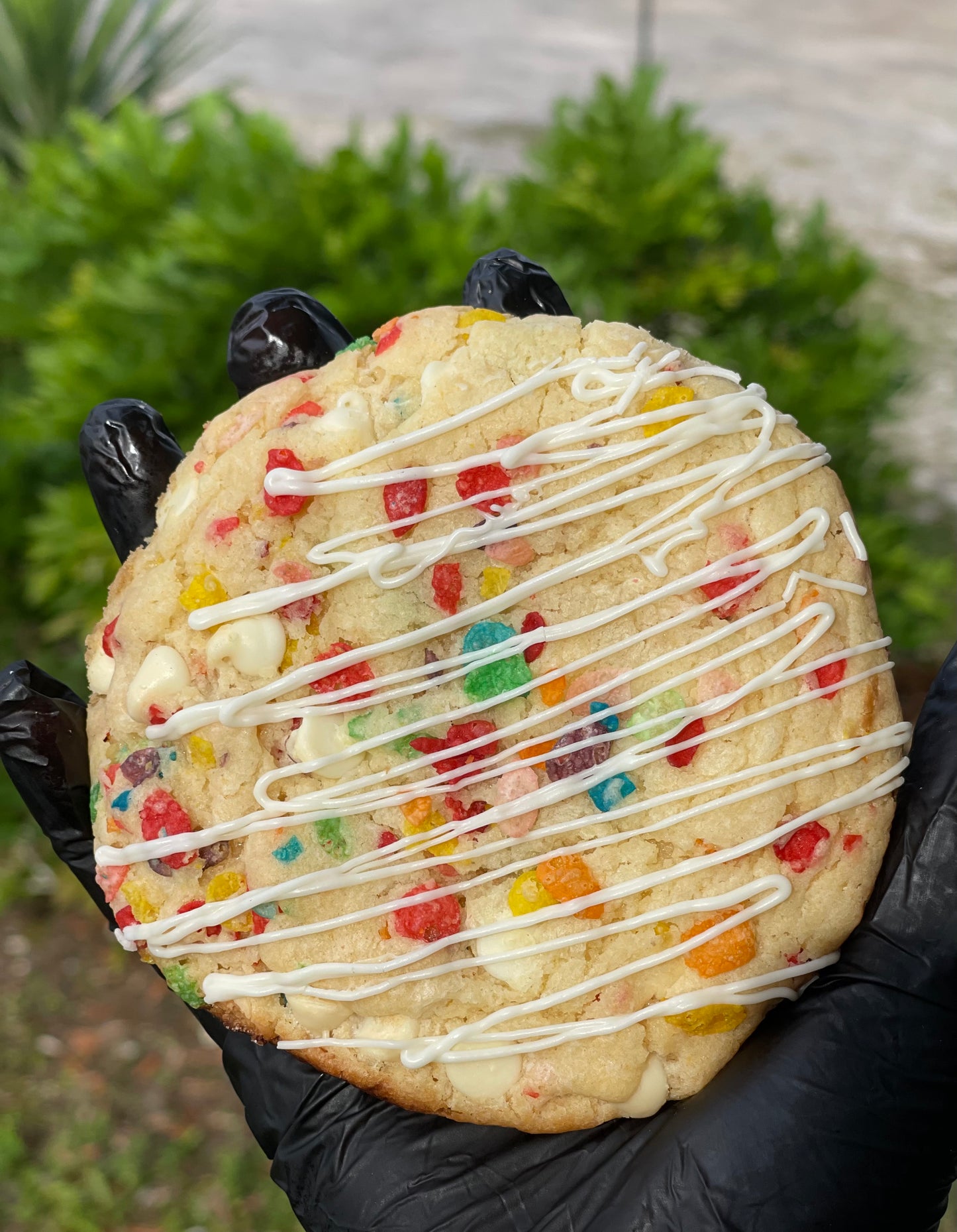 Fruity Pebbles n Milk Big Azz Cookies