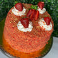 Strawberry Shortcake Crunch Cheesecake Cake
